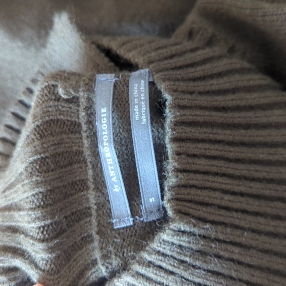 Anthropologie Margarita Tunic Sweater in Olive - Picture 8 of 9